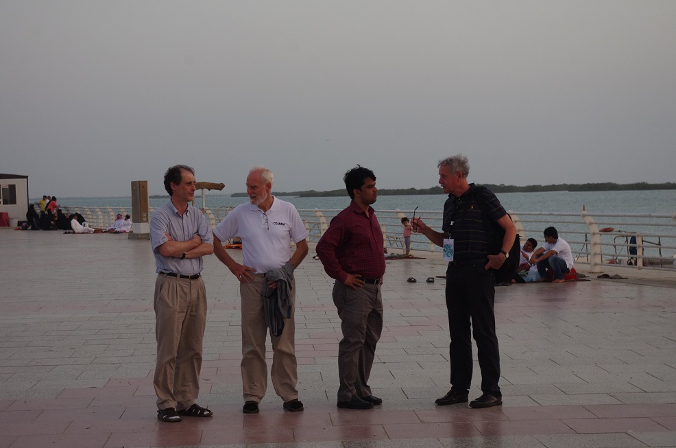 Prof. Francois Hild, Prof. Kenneth Liechti, Dr. Kamran Khan and Prof. Karl Schulte